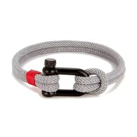 CNAE - браслет Rope BL Gray, 19 см.