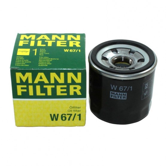 MANN W67/1 - масляный фильтр (HF-204)