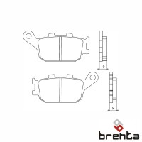 BRENTA FT3072 - накладки тормозные