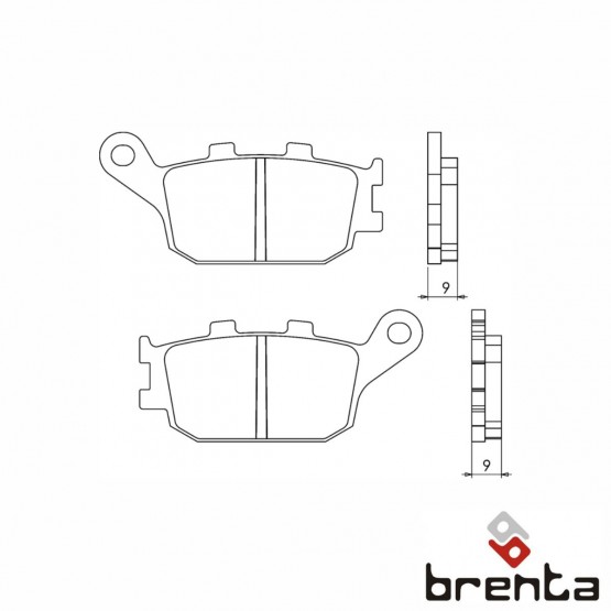 BRENTA FT3072 - накладки тормозные