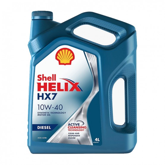 SHELL Helix HX7 Disel 10W-40, 4 л.