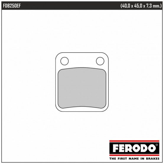 FERODO FDB250EF - накладки тормозные