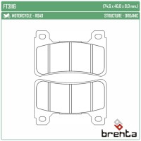 BRENTA FT3116 - накладки тормозные