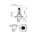 PHILIPS 12342PRC1 - лампа PREMIUM H4 (60/55W) P43t-38