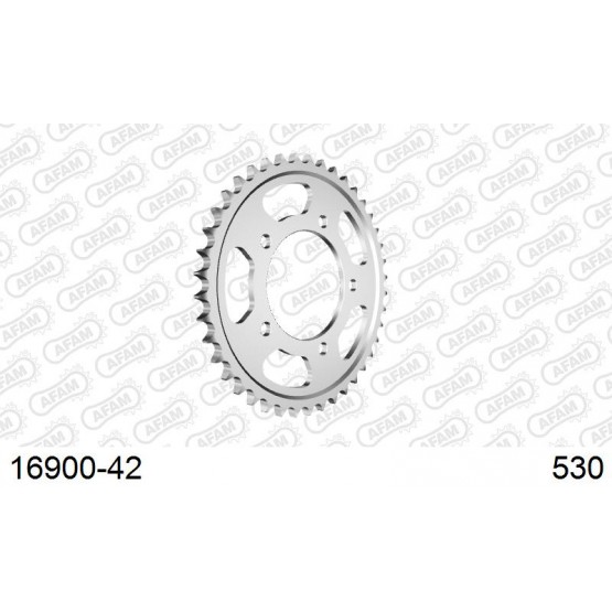 AFAM 16900-42 - звезда задняя (JTR1493.42)