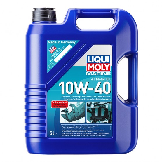 LIQUI MOLY Marine 4T Motor Oil 10W-40, 5 л.