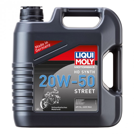 LIQUI MOLY Motorbike HD Synth Street 20W-50, 4 л.