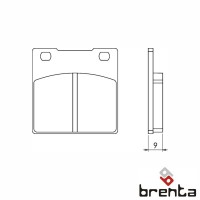 BRENTA FT4052 - накладки тормозные