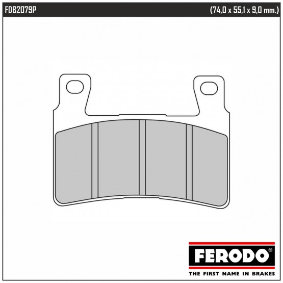 FERODO FDB2079P - накладки тормозные