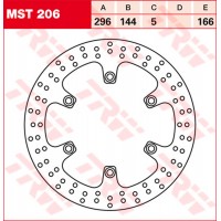 TRW MST206 - тормозной диск