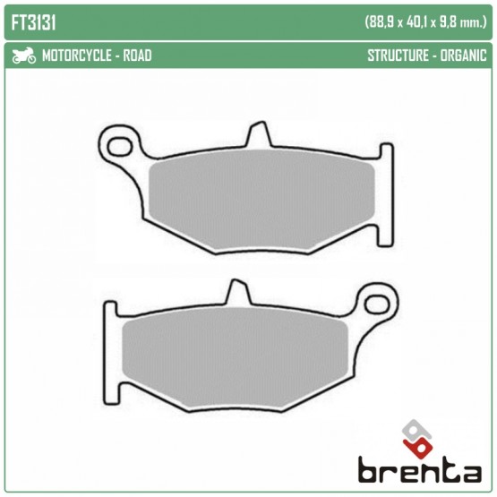 BRENTA FT3131 - накладки тормозные