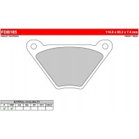 FERODO FDB185P - накладки тормозные