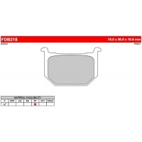 FERODO FDB218P - накладки тормозные