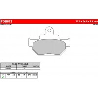FERODO FDB673 - накладки тормозные