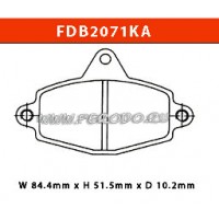 FERODO FDB2071KA - накладки тормозные (karting)