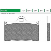 NEWFREN FD0093TS - накладки тормозные