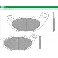 NEWFREN FD0515R01 - накладки тормозные