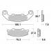 BREMBO 07KA1117 - накладки тормозные